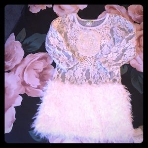 Little Mass pearl embellished dress 3t